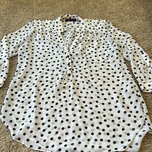 Nikkies Threads sheer blouse. Size L